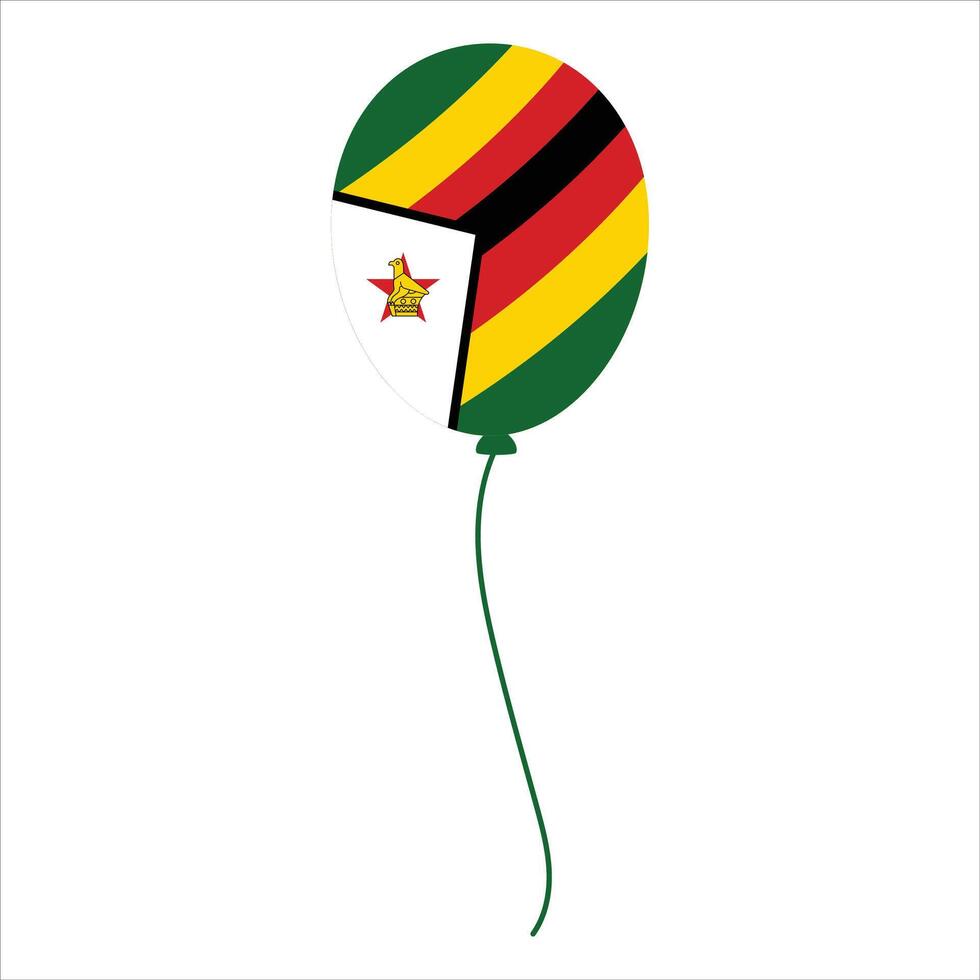 Zimbabwe element onafhankelijkheid dag illustratie ontwerp vector