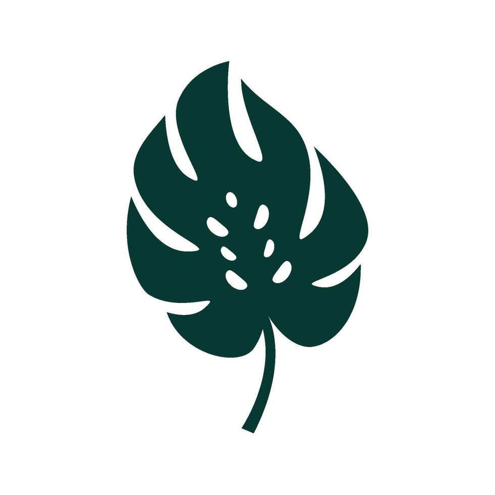 monstera blad illustratie vector