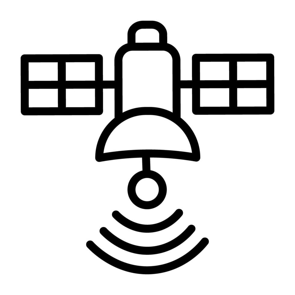 een perfect ontwerp vector van kunstmatig satelliet