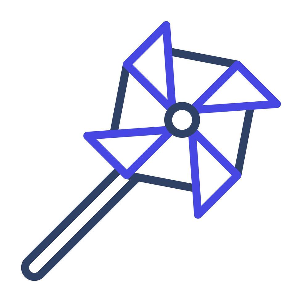 een mooi ontwerp icoon van pinwheel vector