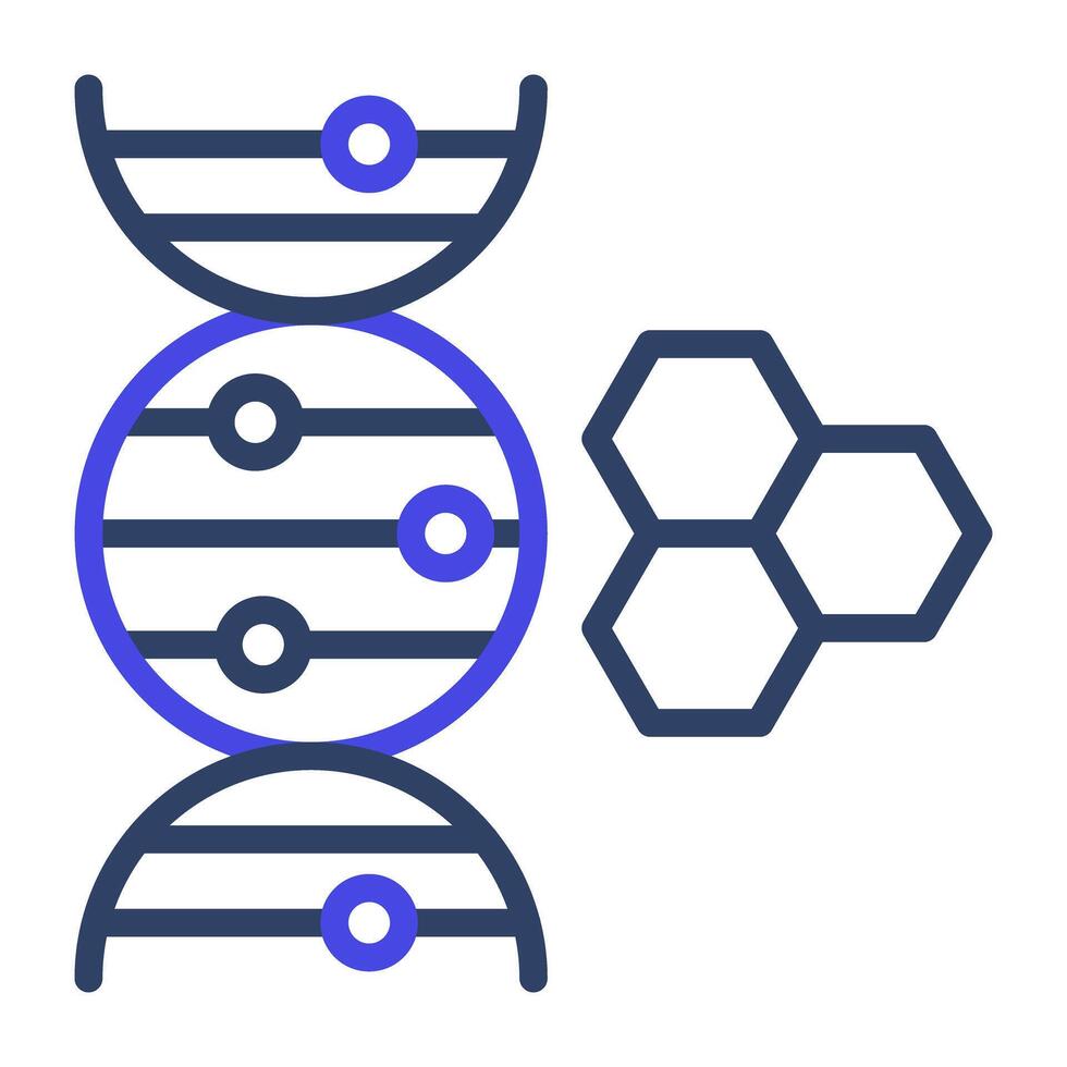 een perfecte ontwerpvector van deoxyribonucleïnezuur vector