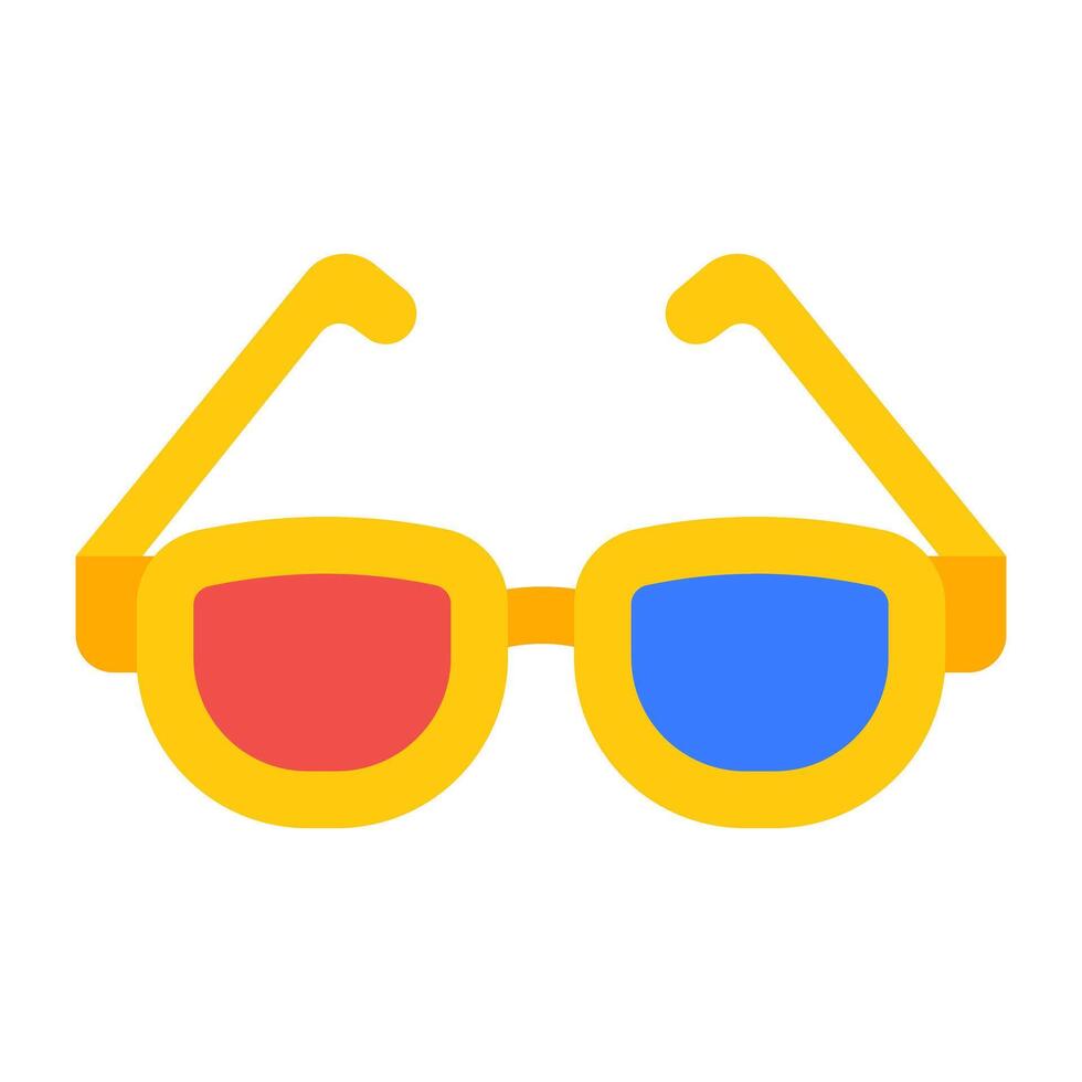 een premie downloaden icoon van 3d stofbril vector