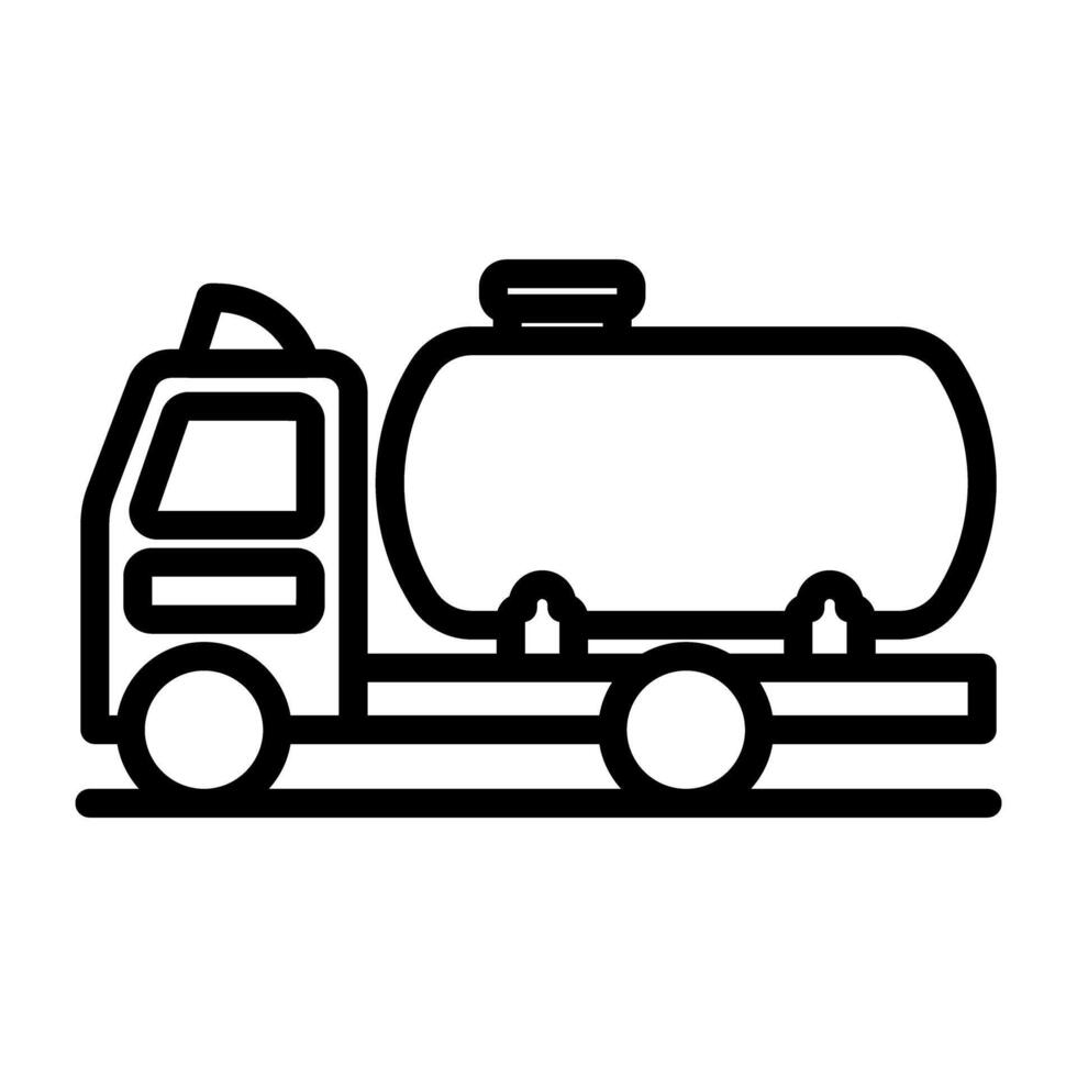 een perfect ontwerp vector van brandstof tanker