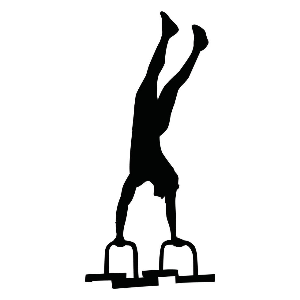 Sportschool training silhouet vector