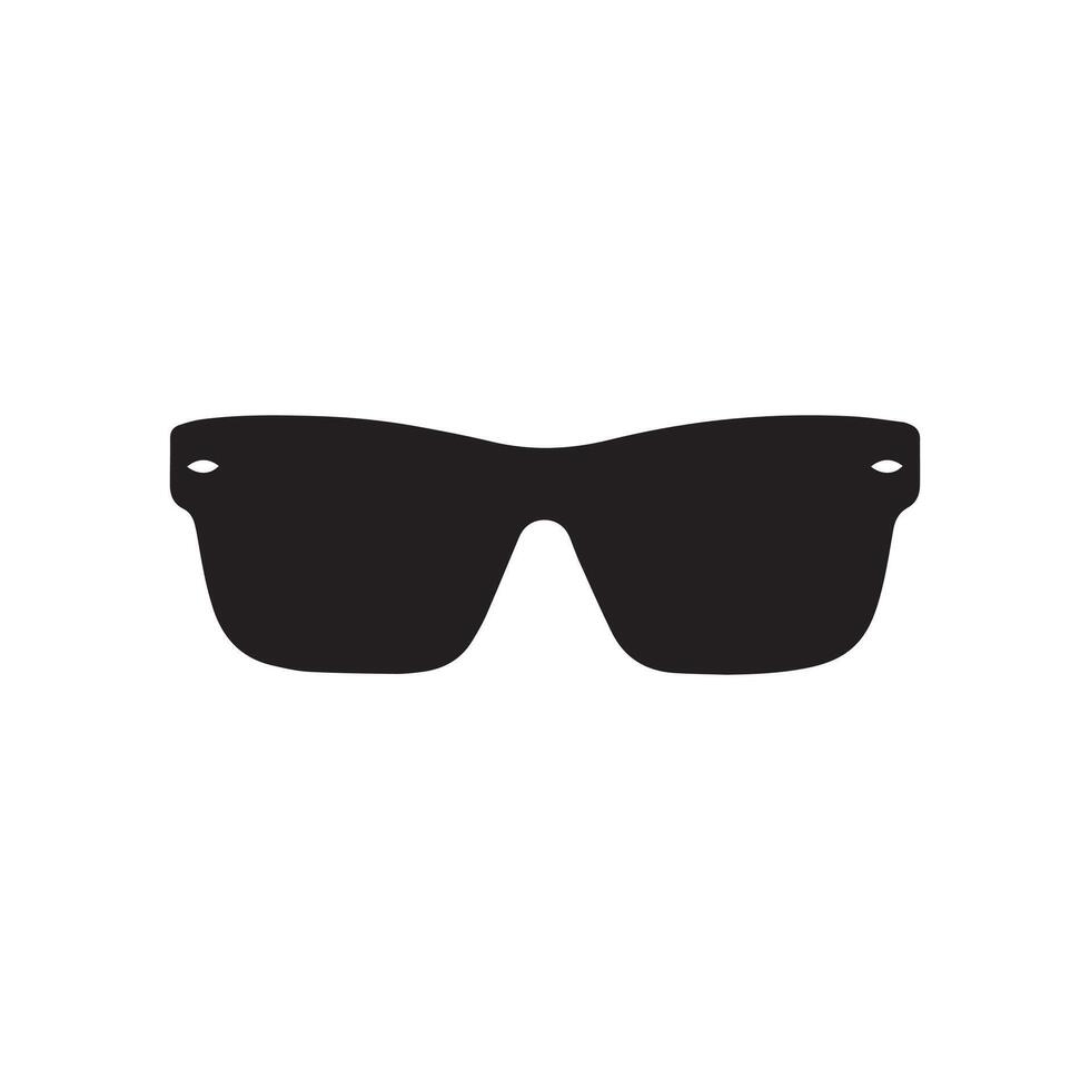 zonnebril zwart icoon slot elegant vector ontwerp.