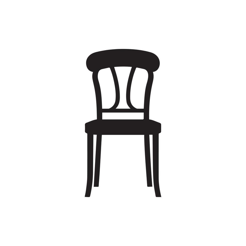 stoel icoon. vector illustratie. geïsoleerd Aan wit achtergrond.