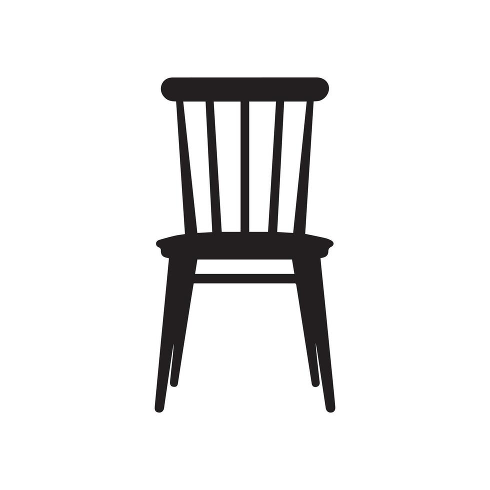 stoel icoon. vector illustratie. geïsoleerd Aan wit achtergrond.