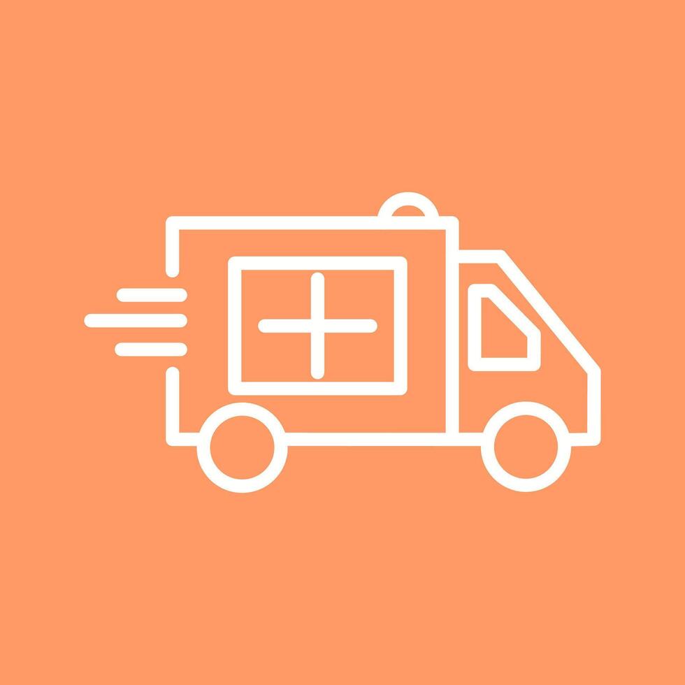 ambulance vector pictogram