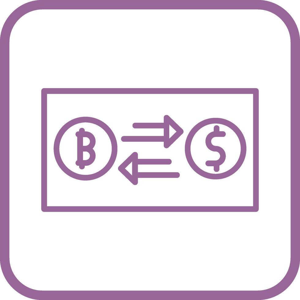 geld wisselen vector icon