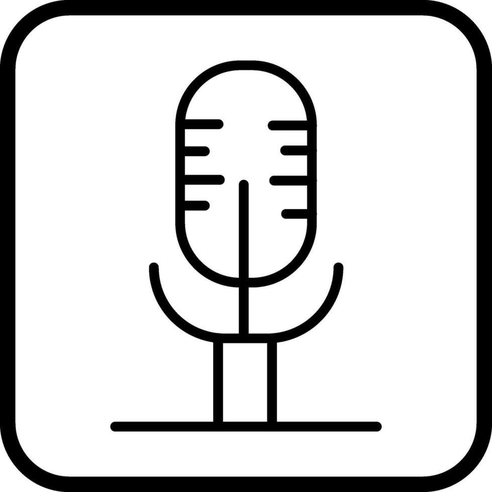 mic vector icoon