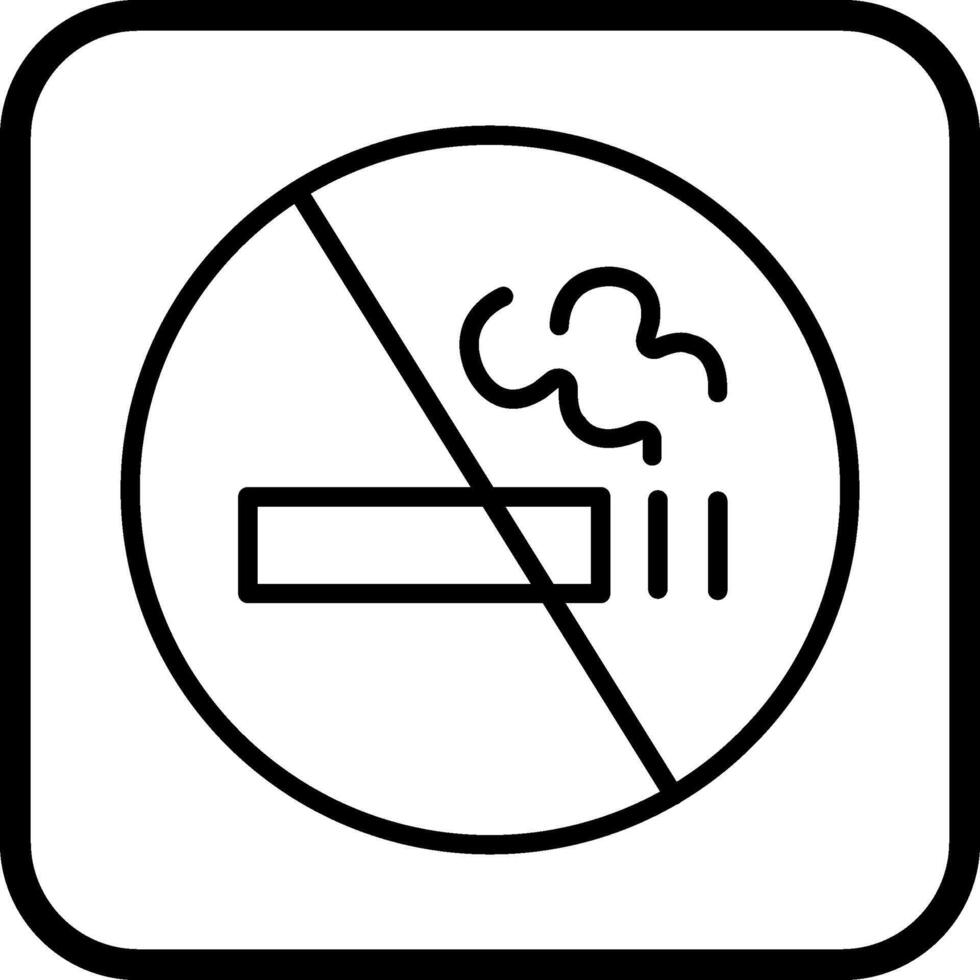 Nee roken teken vector icoon