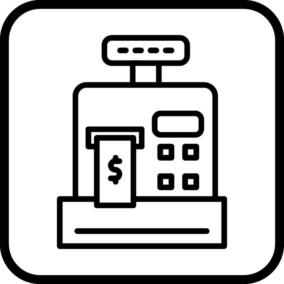 contant geld machine vector icoon
