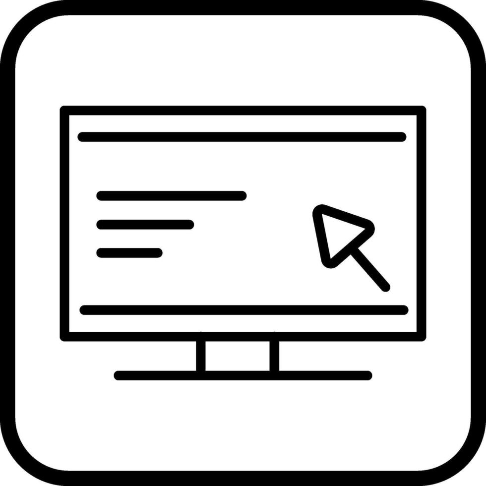 scherm vector pictogram