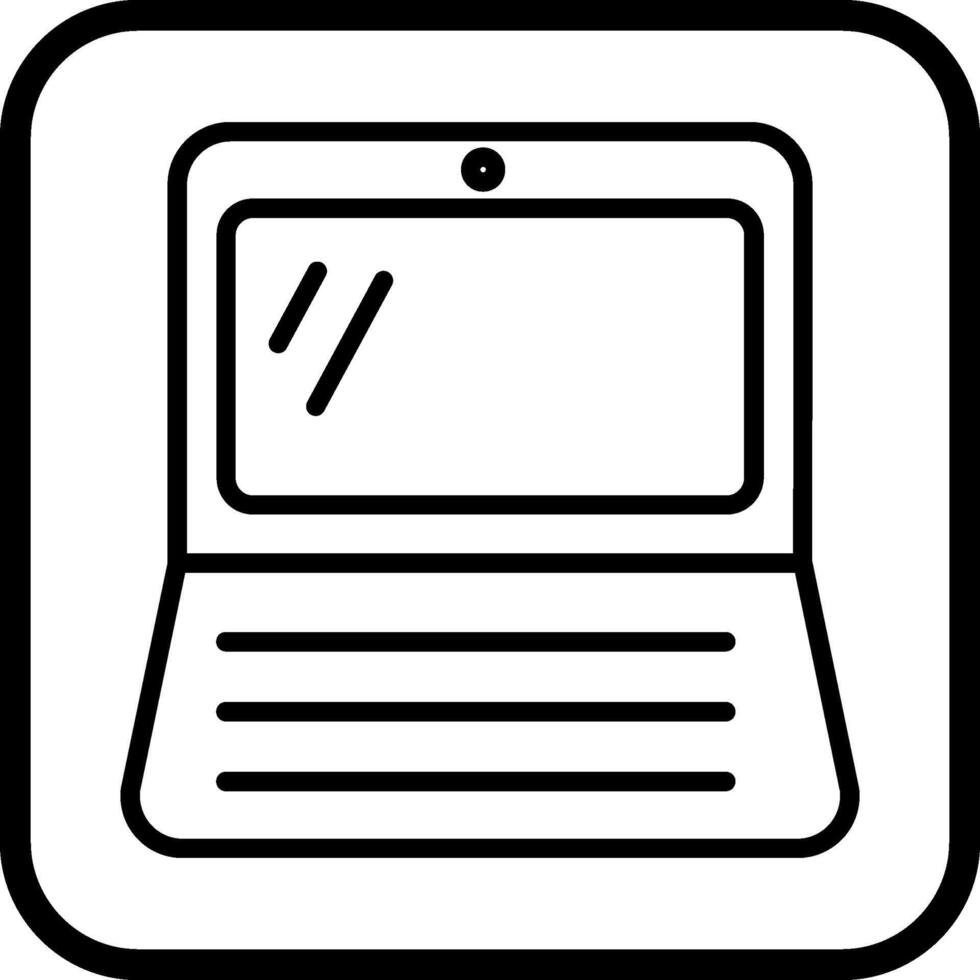 laptop vector pictogram