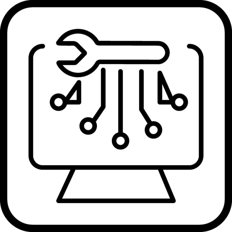 technisch Diensten vector icoon