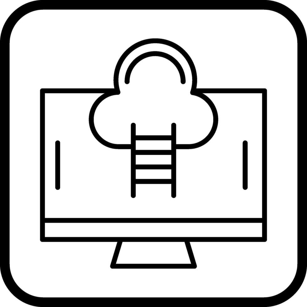 wolk vector pictogram