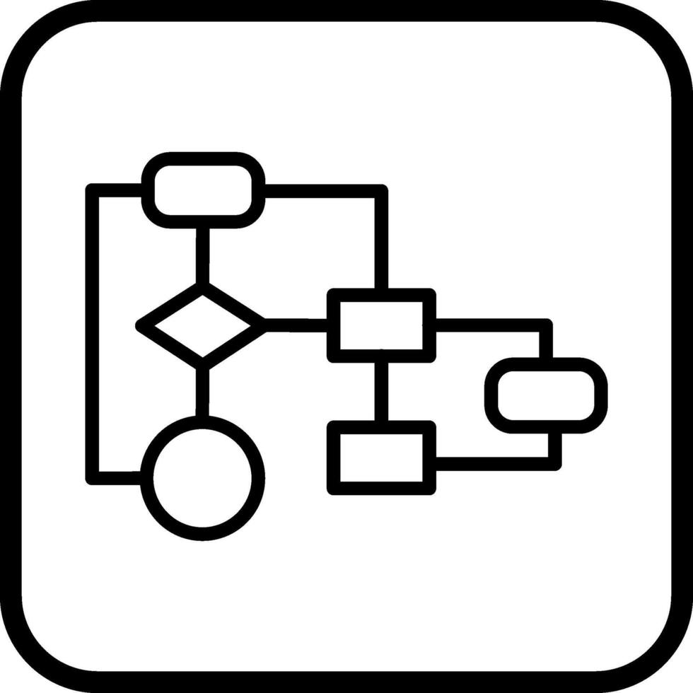 stroomdiagram vector pictogram