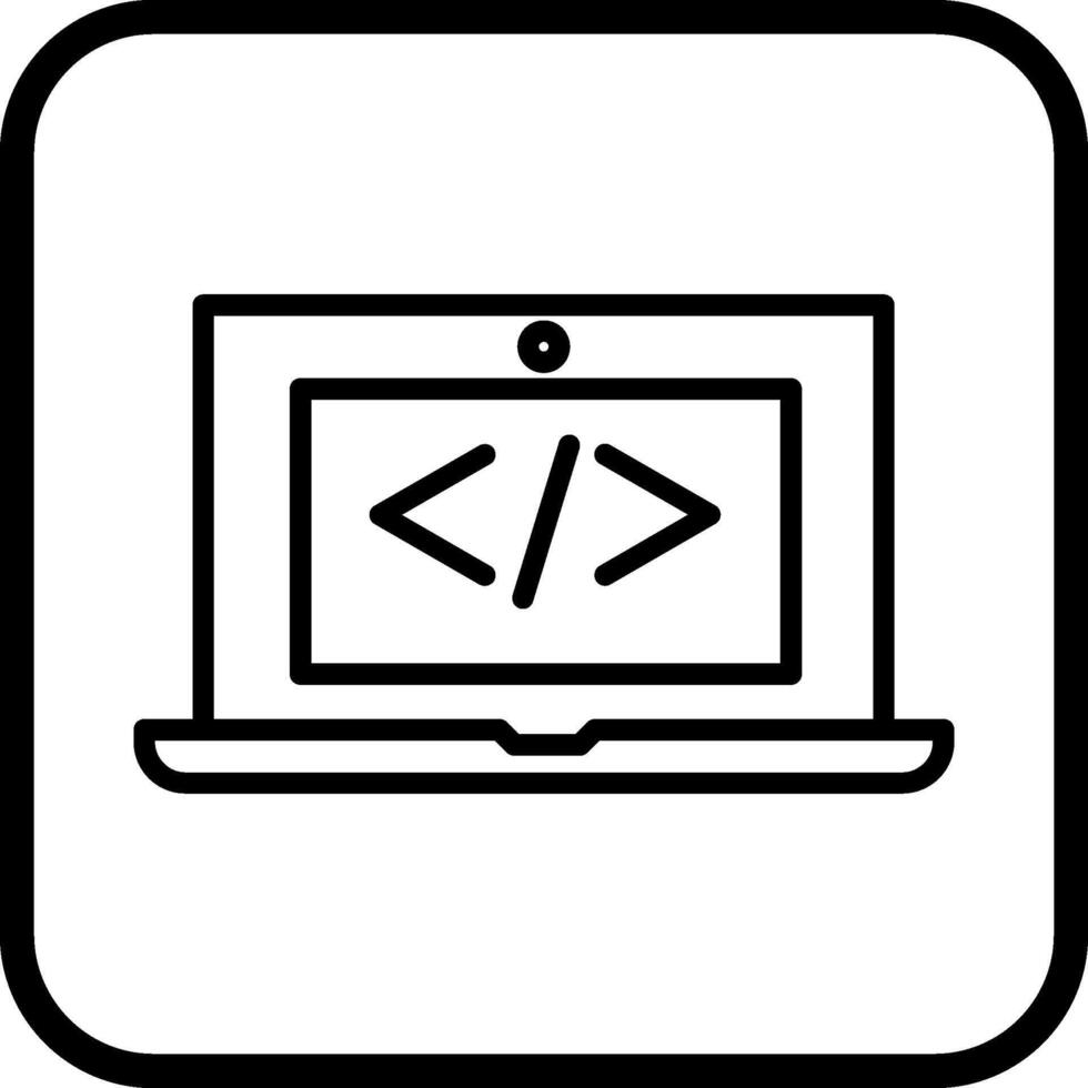 codering computer vector icoon