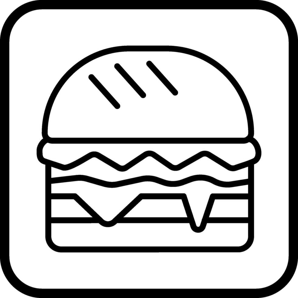 Hamburger vector icoon