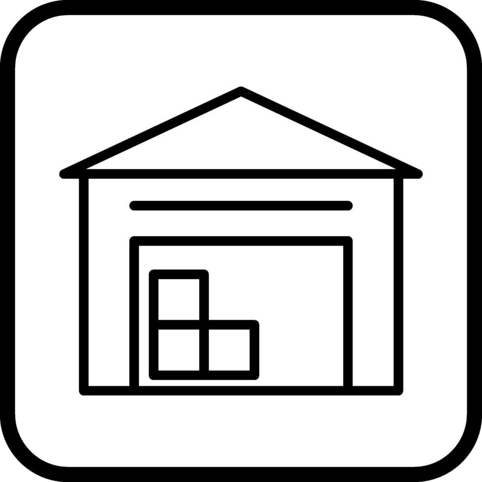 magazijn vector pictogram