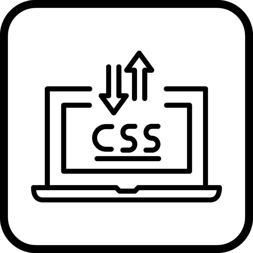 css laptop vector icoon