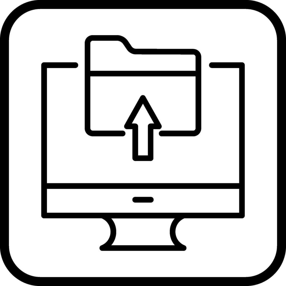 upload vector pictogram