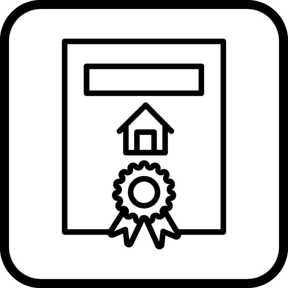 certificaat vector pictogram