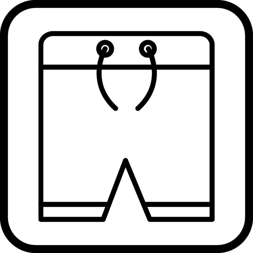 korte broek vector pictogram