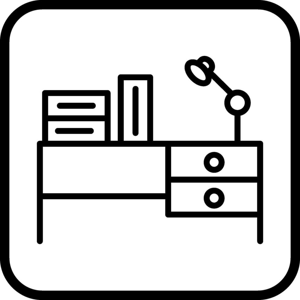 bureau vector pictogram