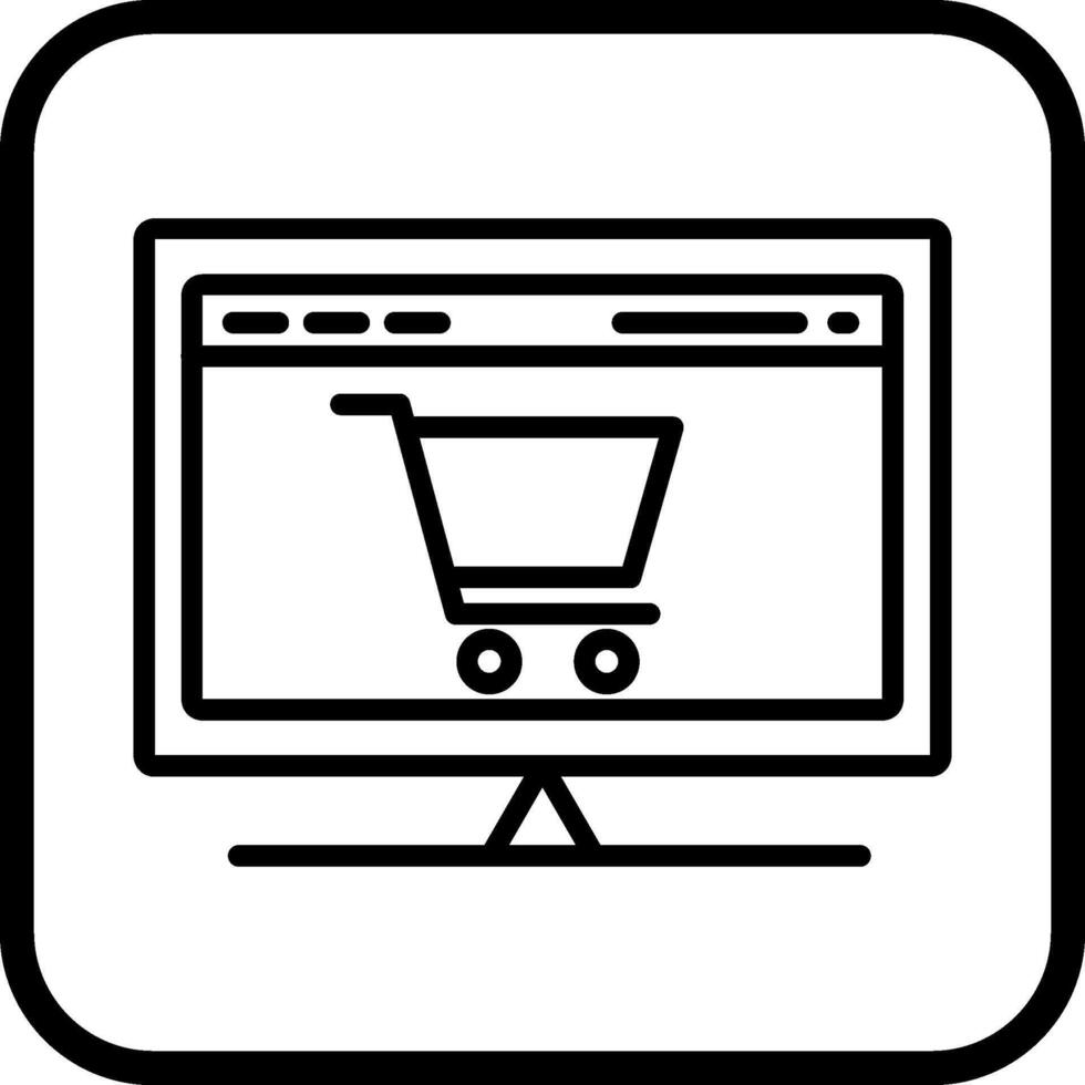 ecommerce instellingen vector icoon