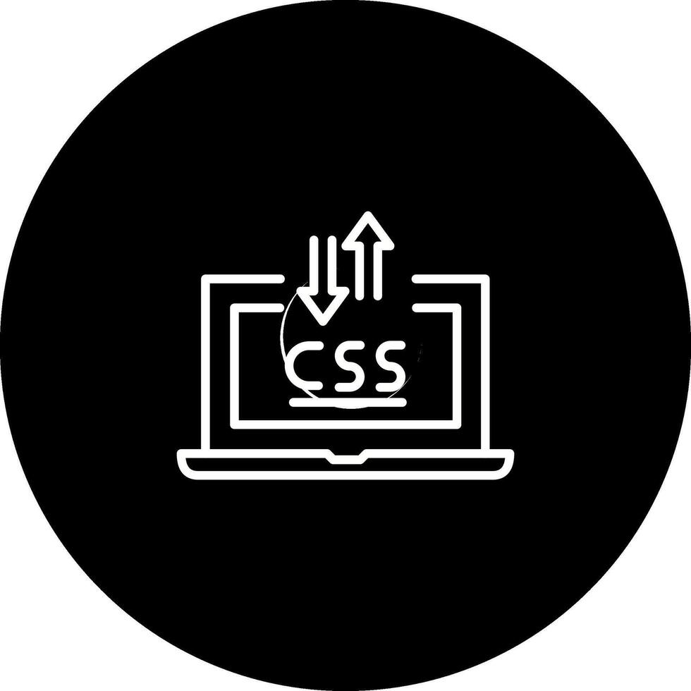 css laptop vector icoon