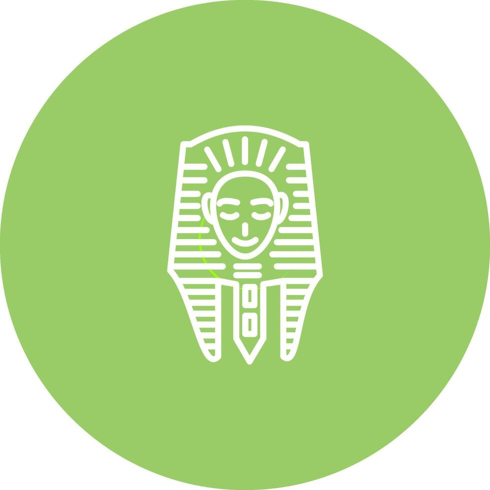 Egyptische gezicht vector icoon