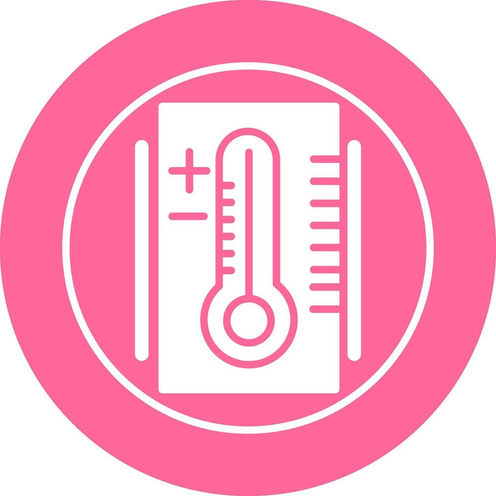 thermometer vector pictogram