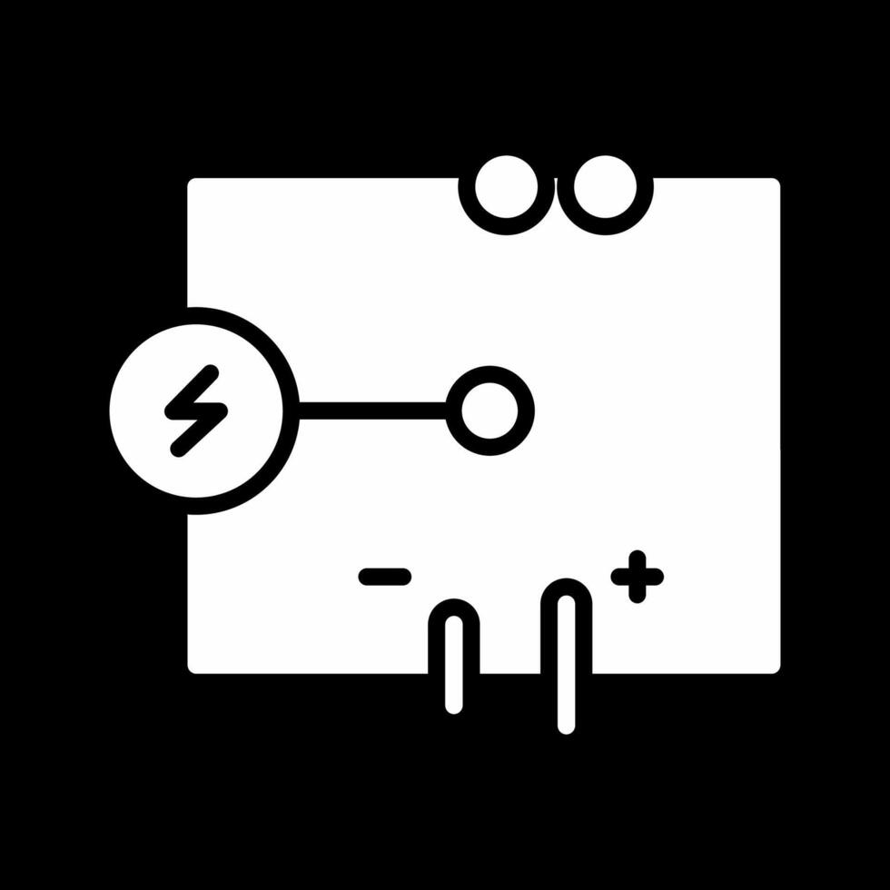 elektrisch stroomkring vector icoon