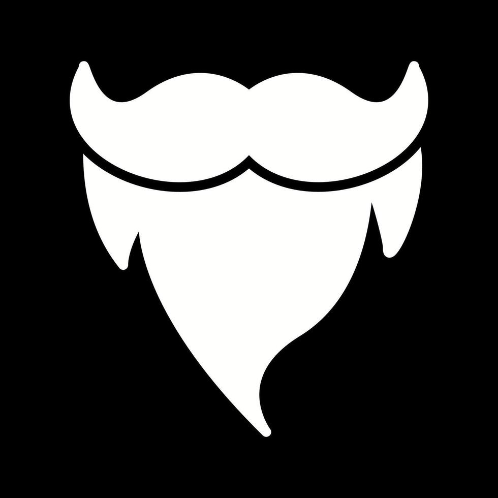 baard en snor ii vector icoon