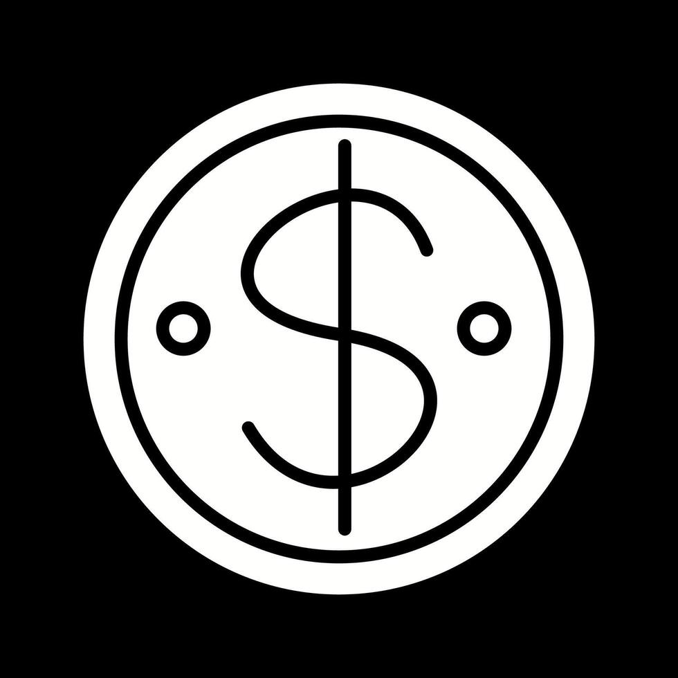 dollar munt vector pictogram