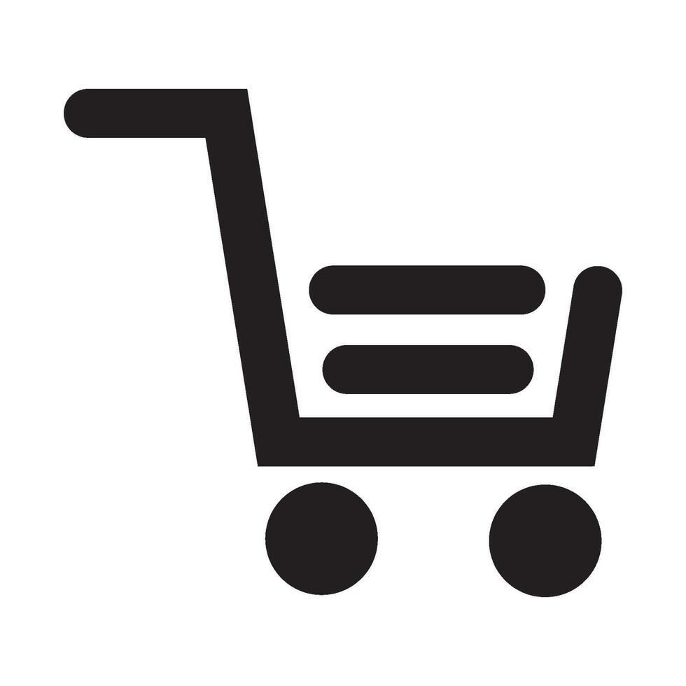 boodschappen doen mand icoon logo vector ontwerp sjabloon