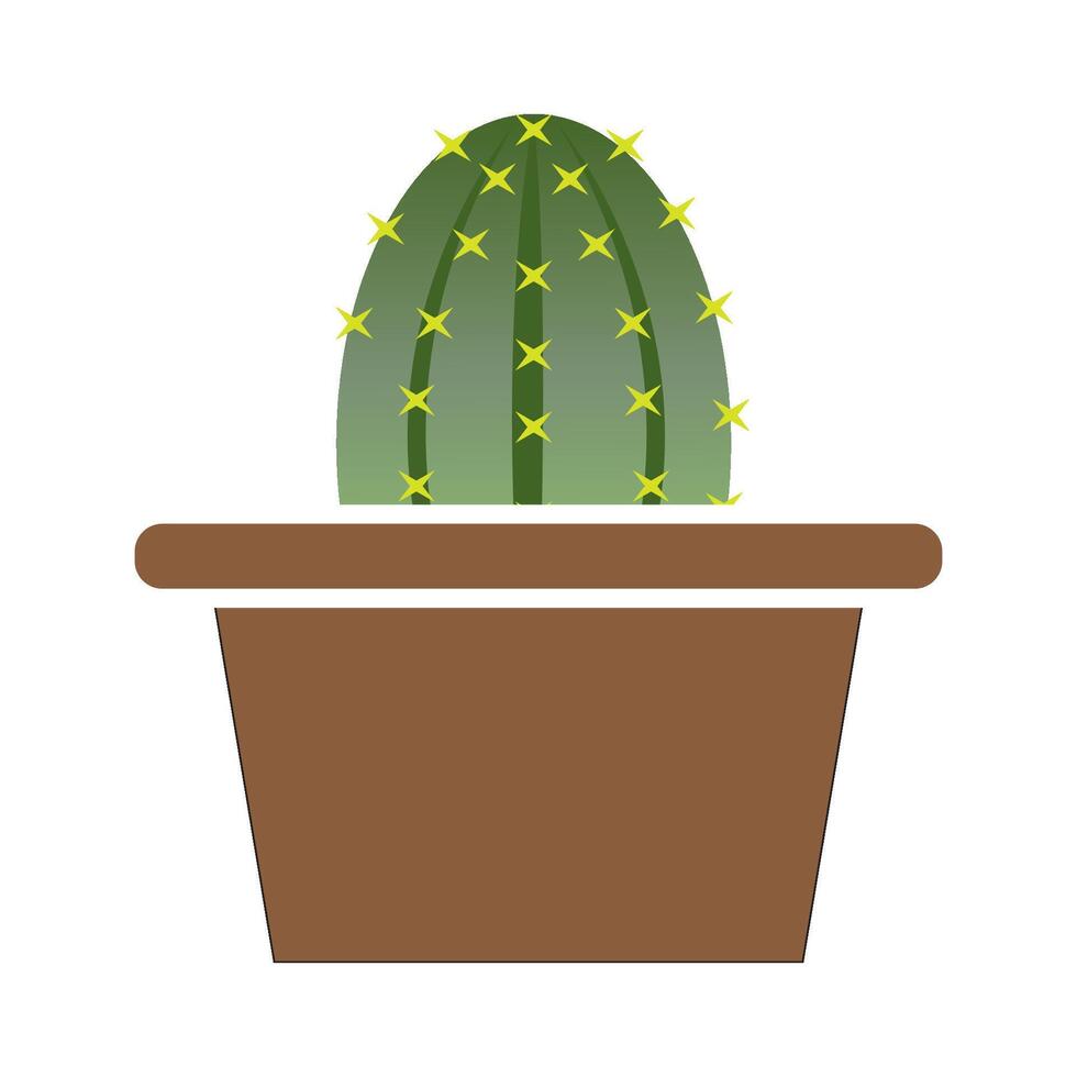 cactus icoon logo vector ontwerp sjabloon