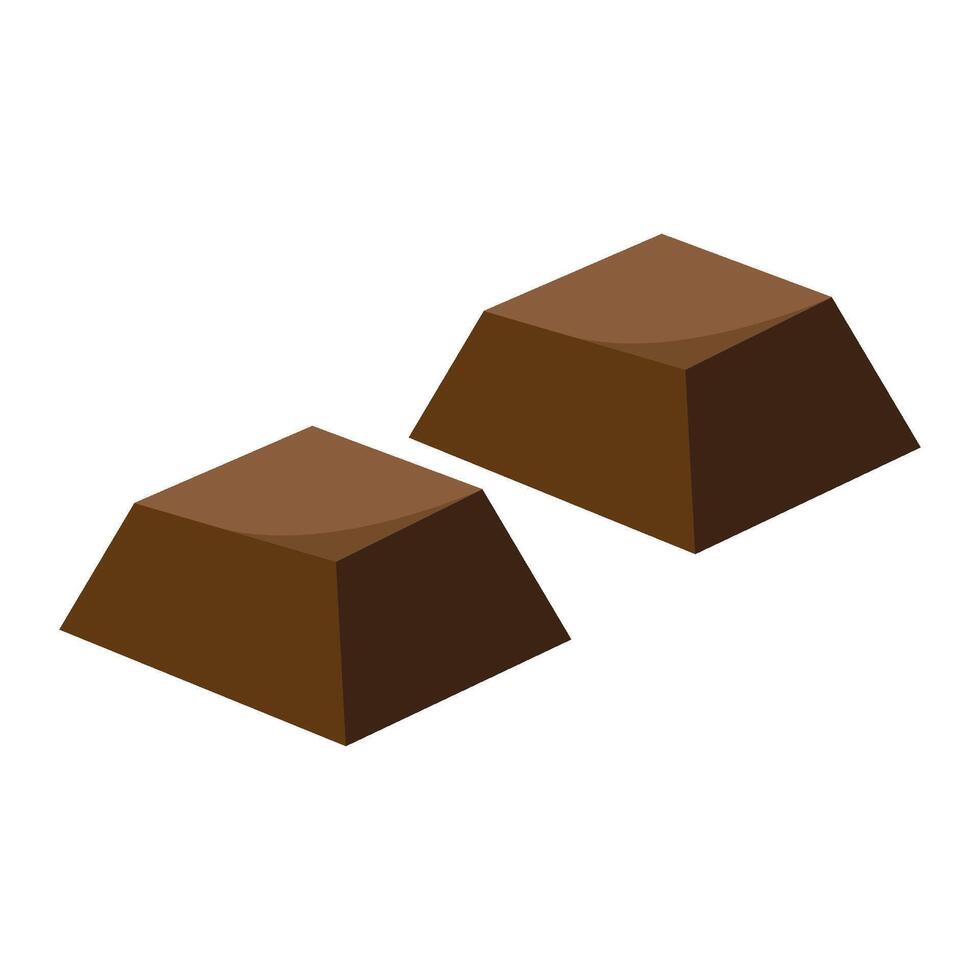 chocola icoon logo vector ontwerp sjabloon