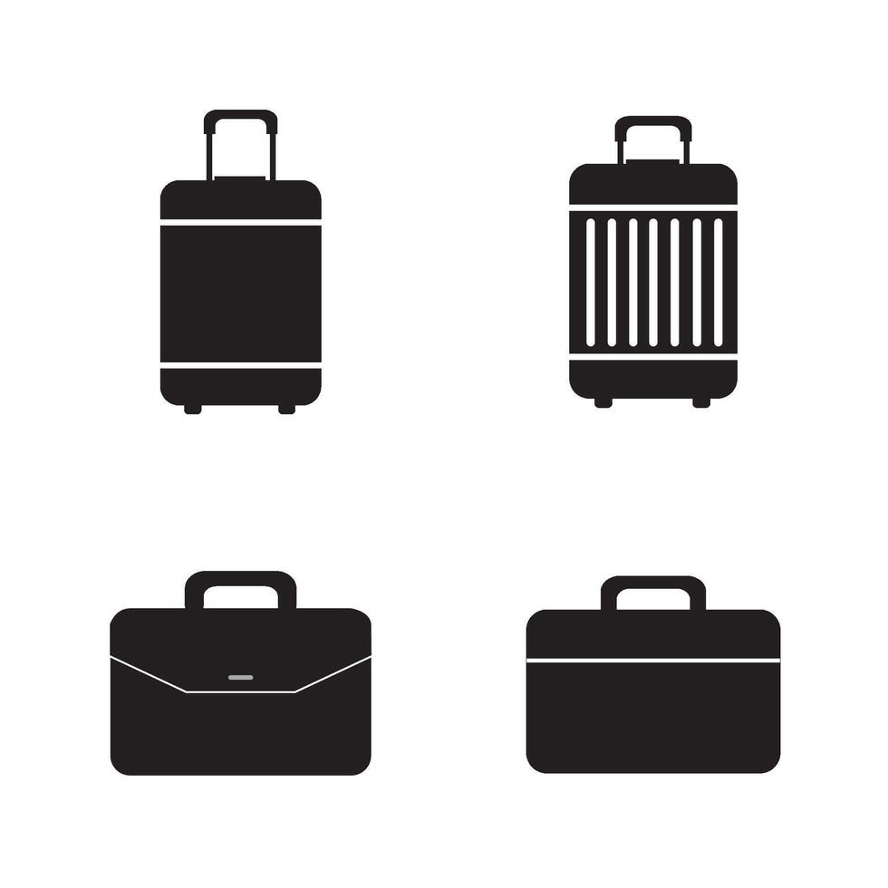 koffer icoon logo vector ontwerp sjabloon