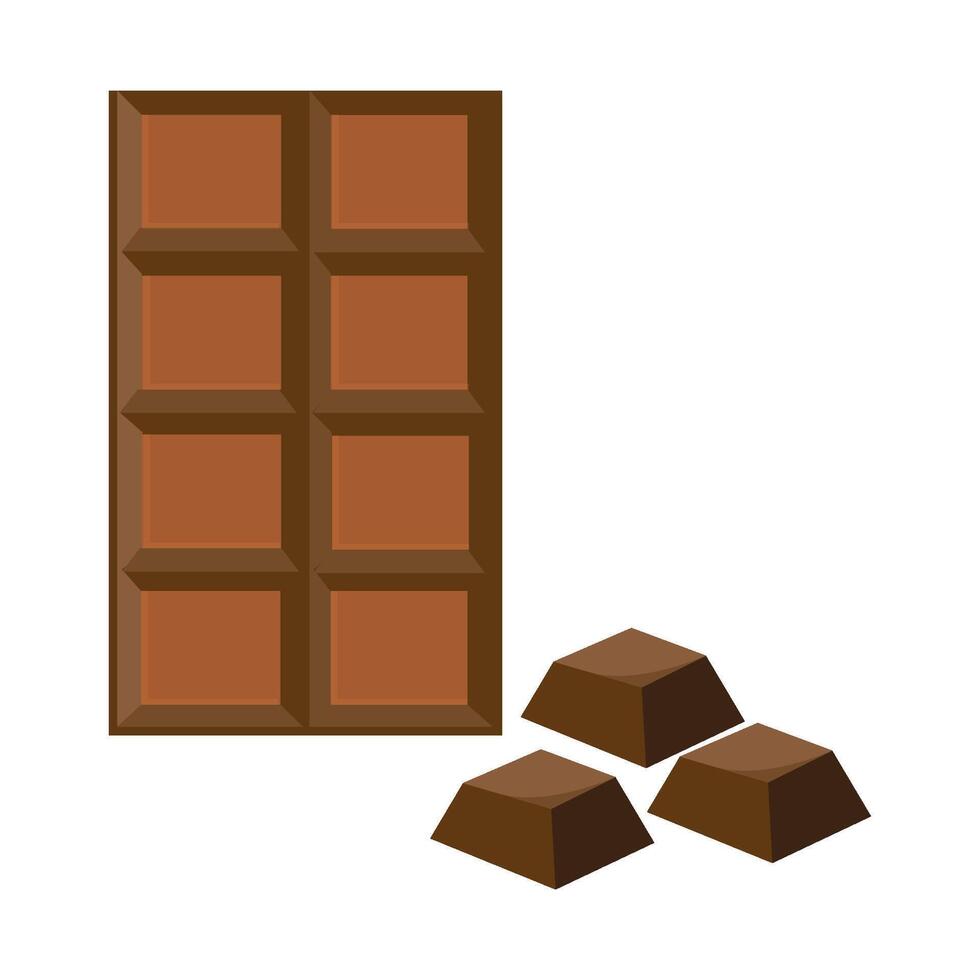 chocola icoon logo vector ontwerp sjabloon