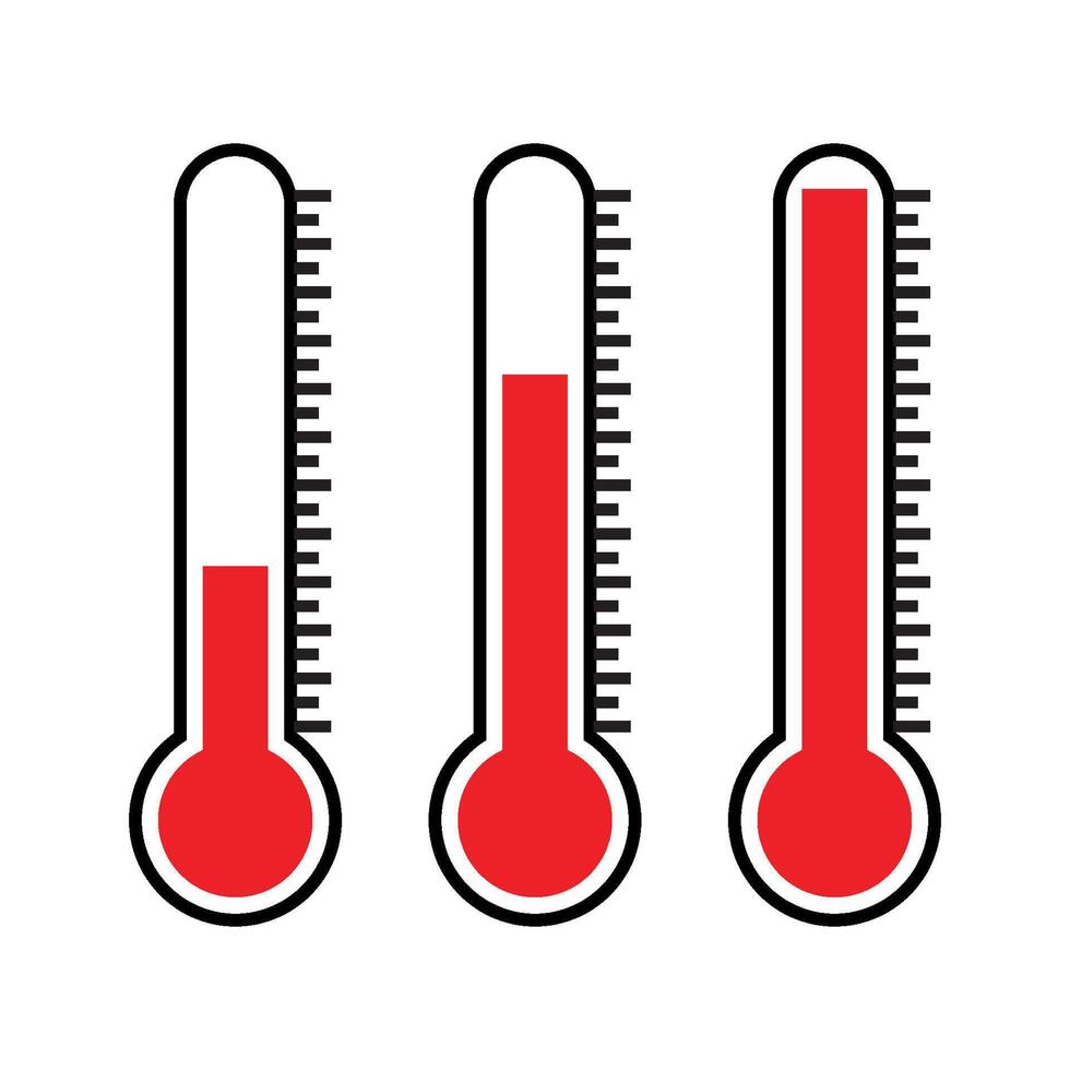 thermometer icoon vector ontwerp sjabloon