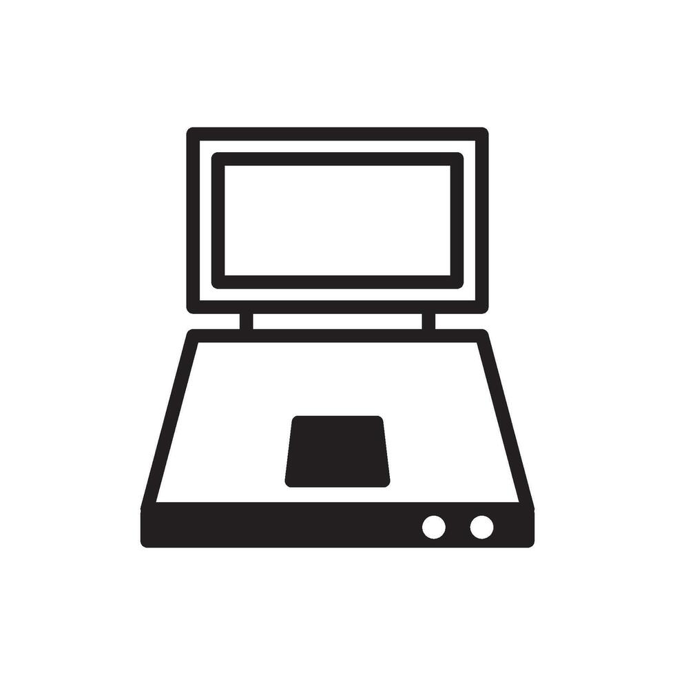 laptop icoon vector ontwerp sjabloon