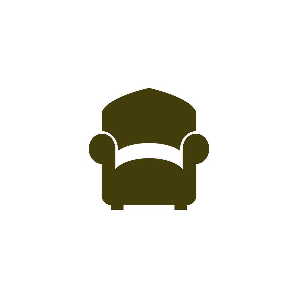 sofa icoon vector ontwerp Sjablonen