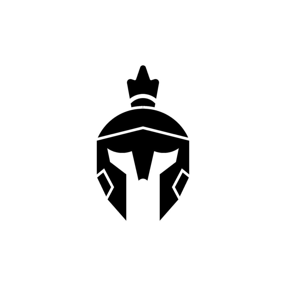 spartaans krijger helm icoon vector ontwerp Sjablonen