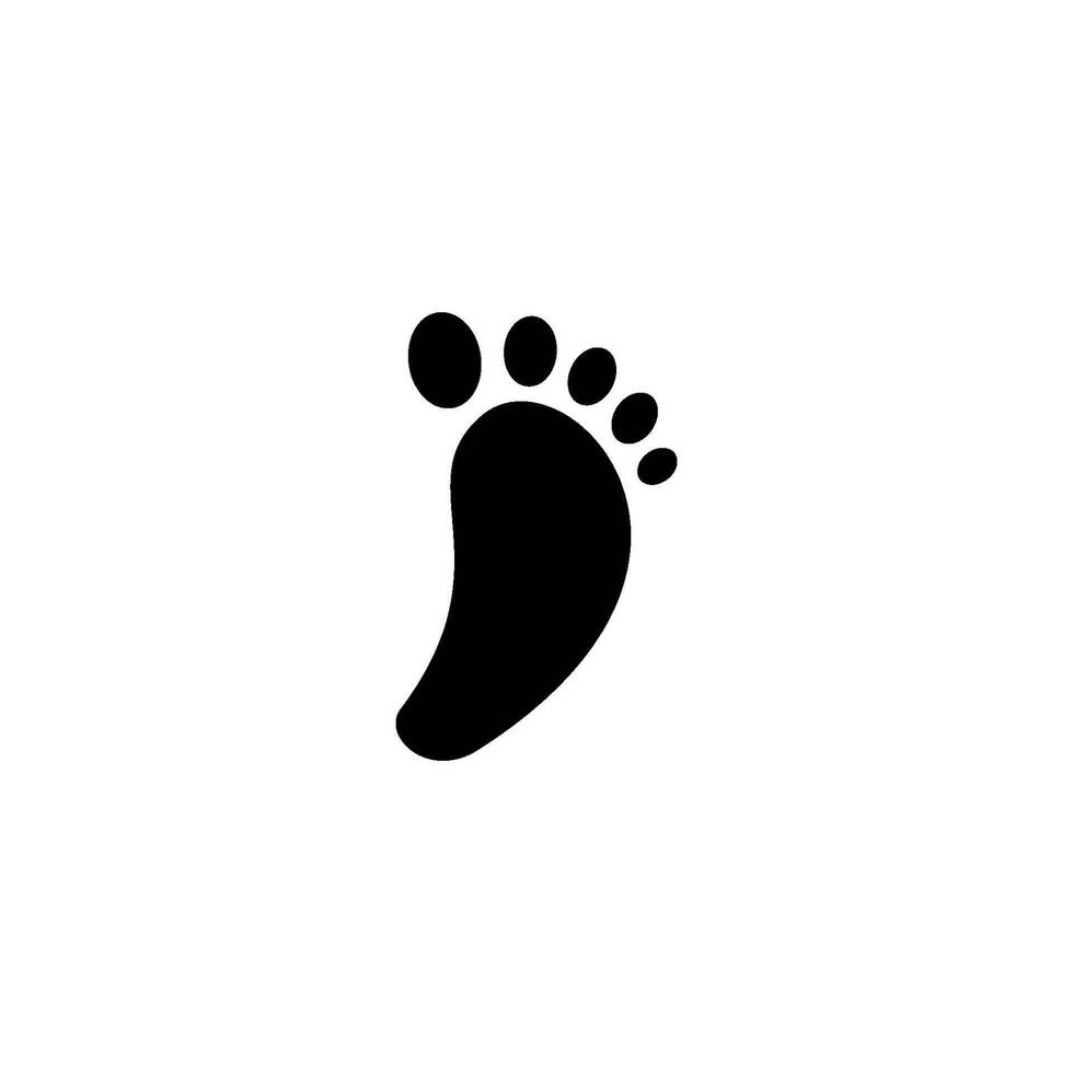 voet icoon vector ontwerp Sjablonen gemakkelijk