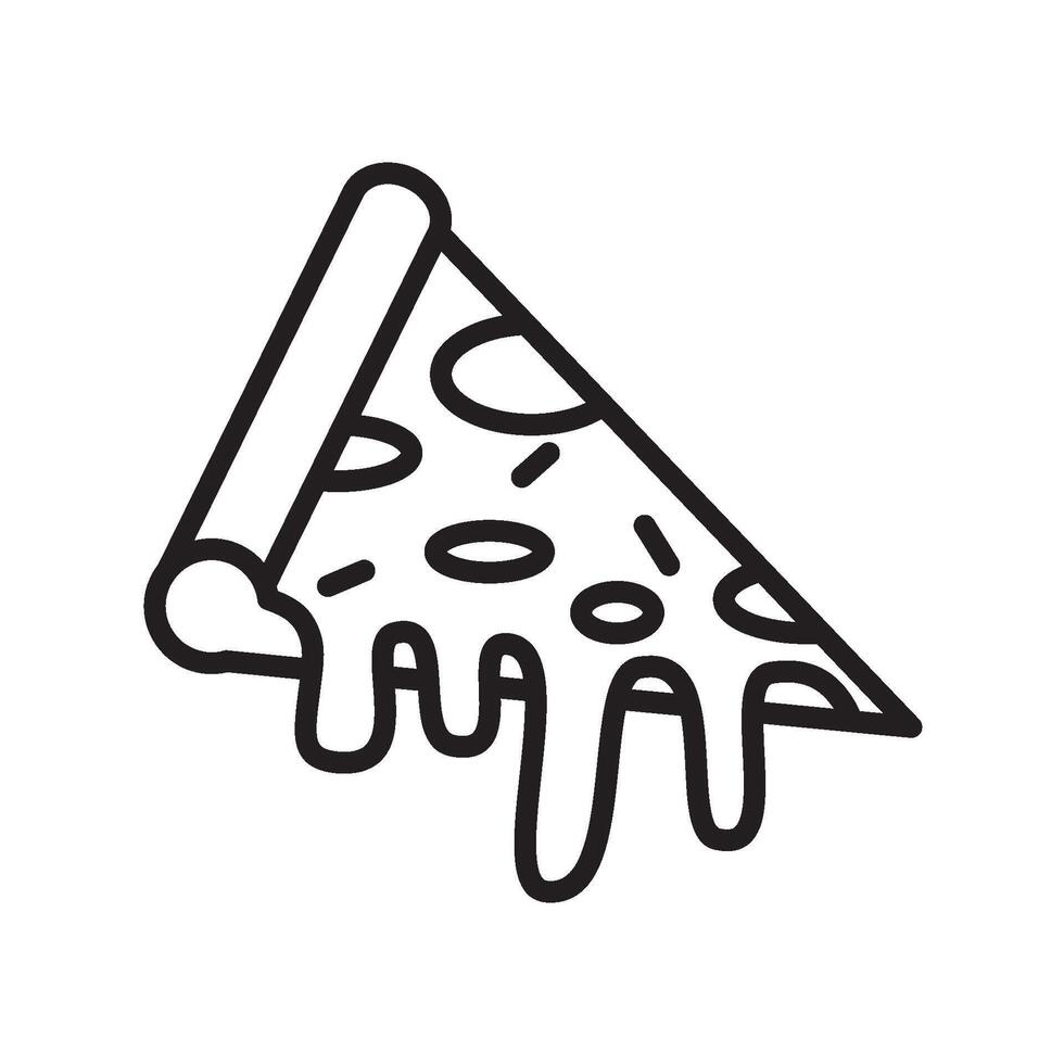 pizza icoon vector ontwerp Sjablonen