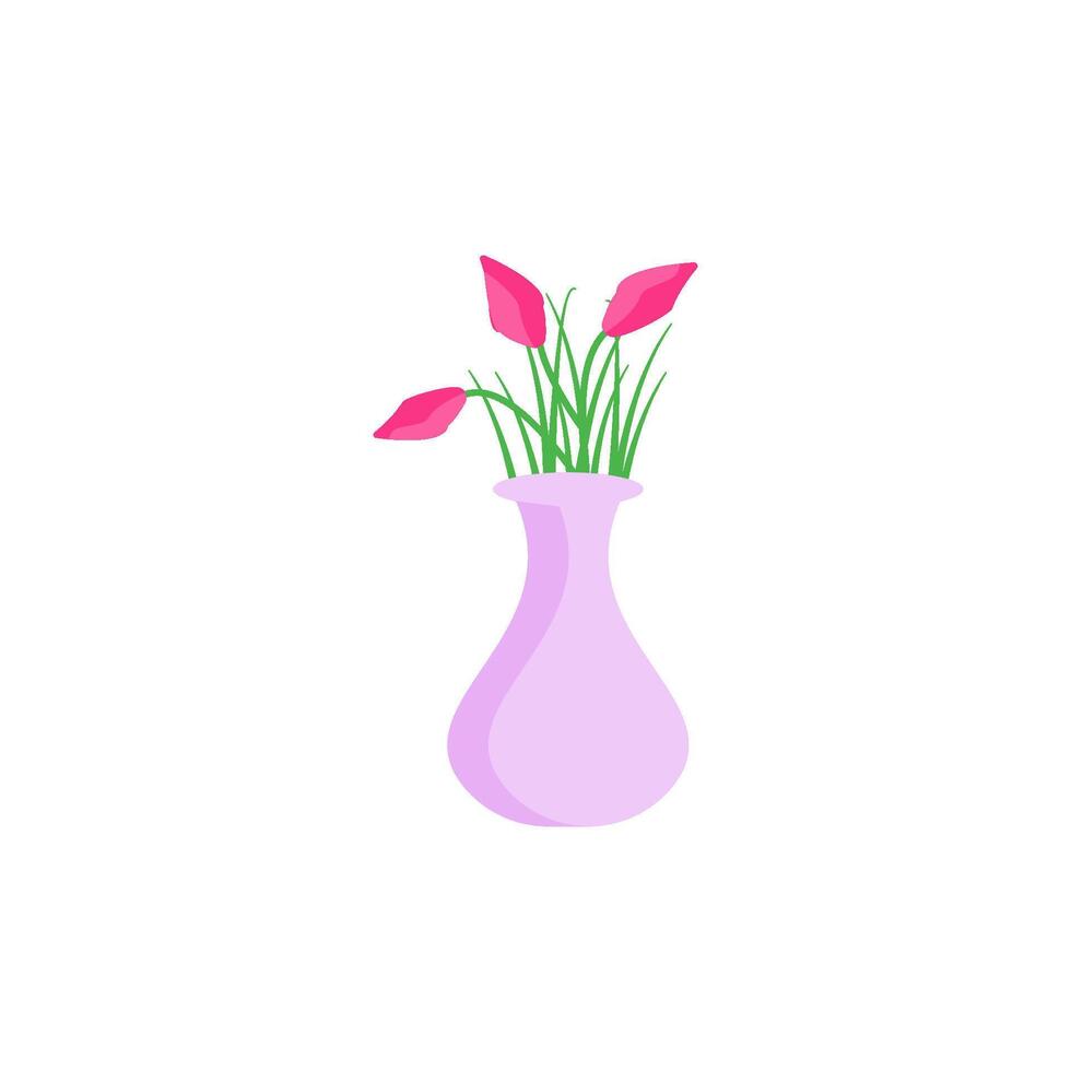 bloem vaas icoon vector ontwerp Sjablonen