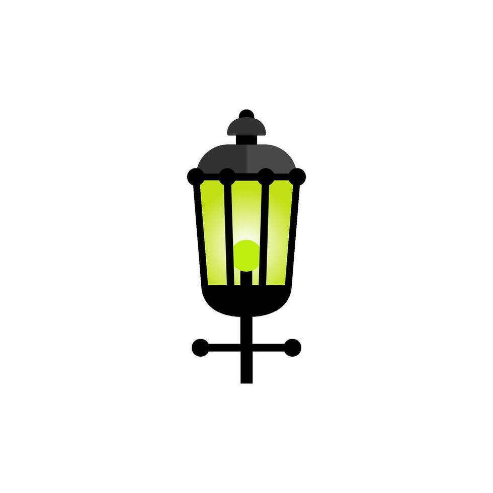 tuin lamp icoon vector ontwerp Sjablonen gemakkelijk
