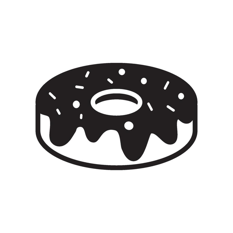 donuts icoon vector ontwerp Sjablonen gemakkelijk